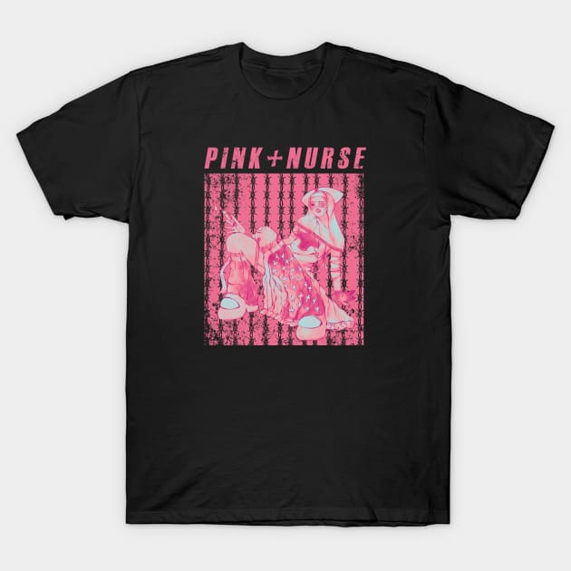 Pink Nurse 2000s Y2K girl style T-Shirt by Milochka